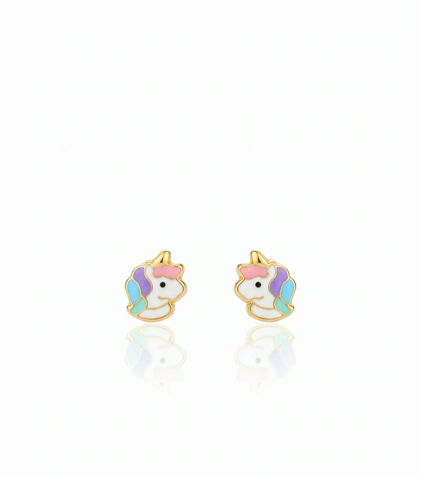 Aretes Unicornios