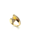 Anillo doble triangular
