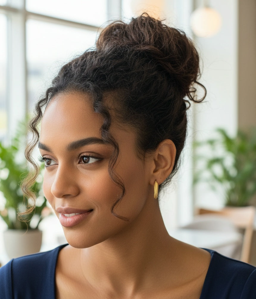 Argollas torcidas 4mm