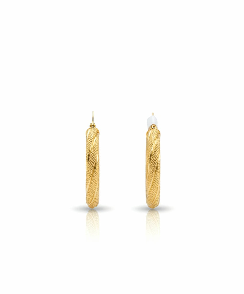 Argollas torcidas 4mm