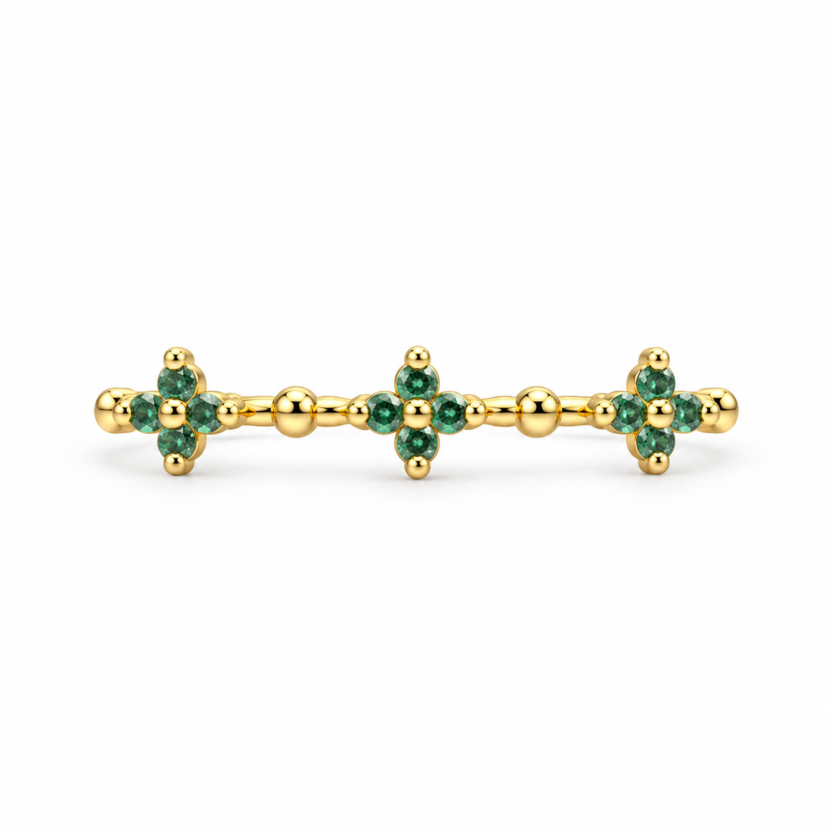 Anillo esmeraldas