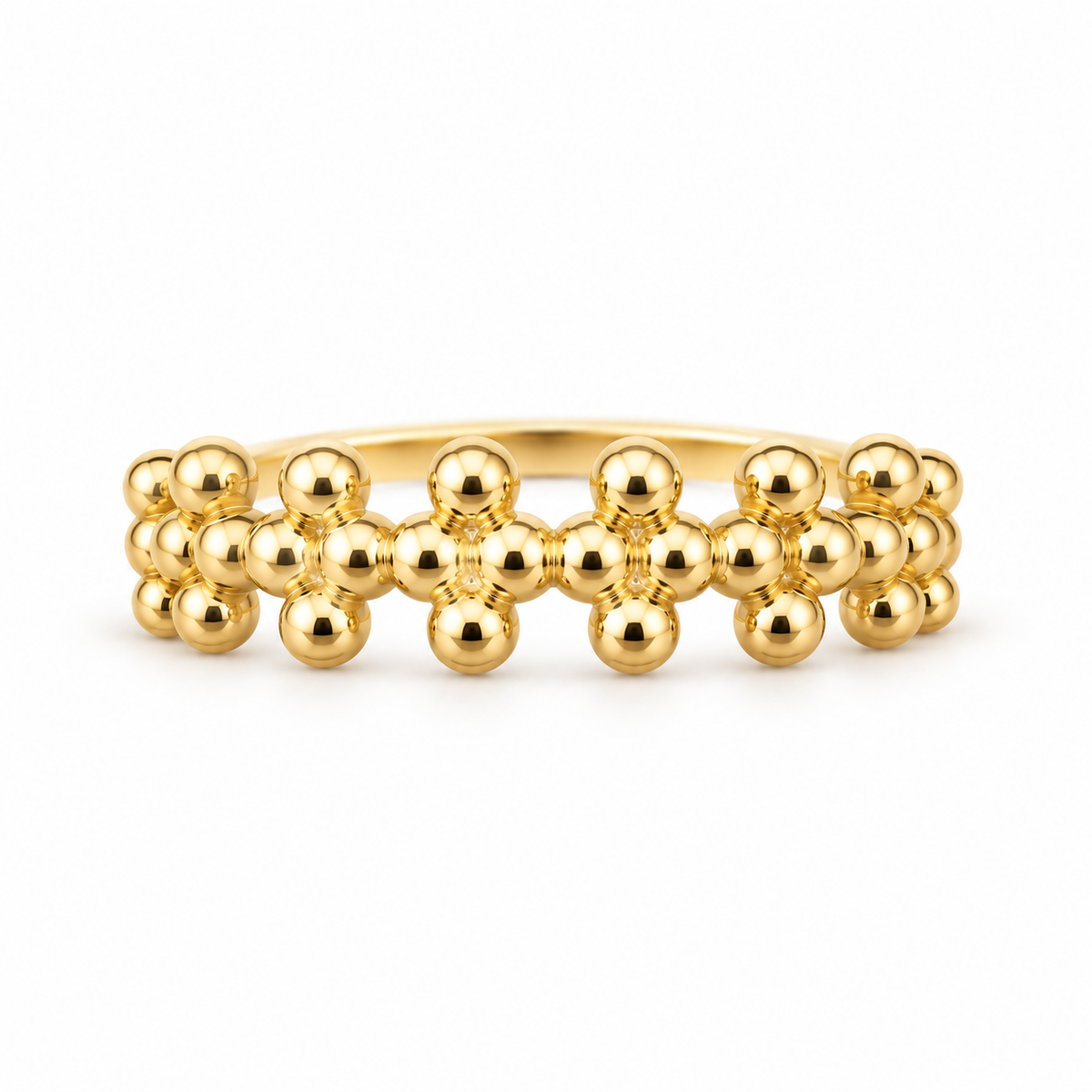 Golden sphere's ring