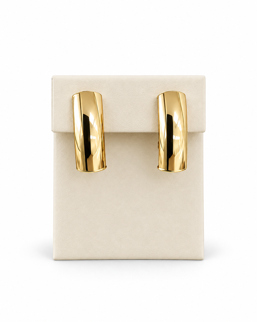 Classic Polished Huggie