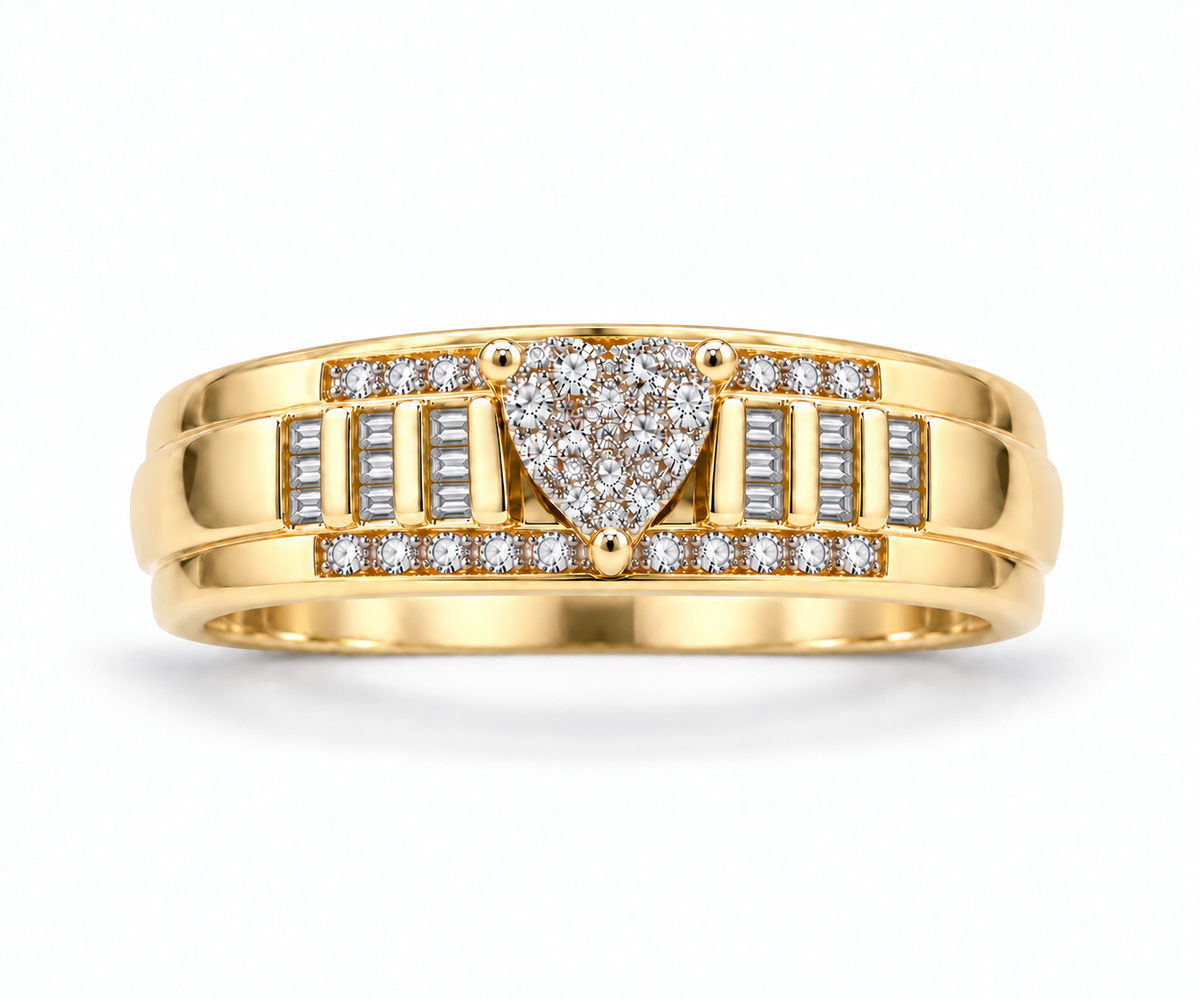 Corazon diamantes