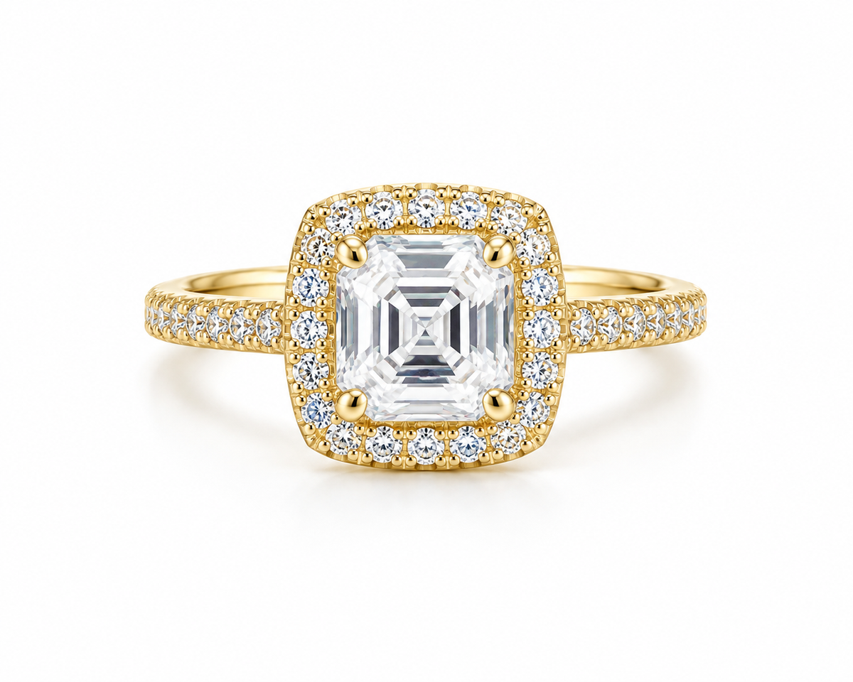 14K Yellow Gold Solitaire Ring – Size 7