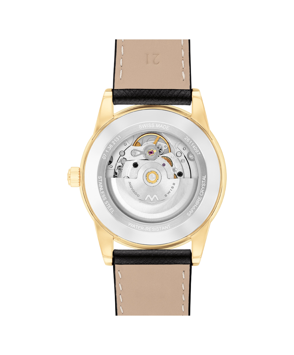 Movado Museum Classic Automatic 40mm 0608025 caseback