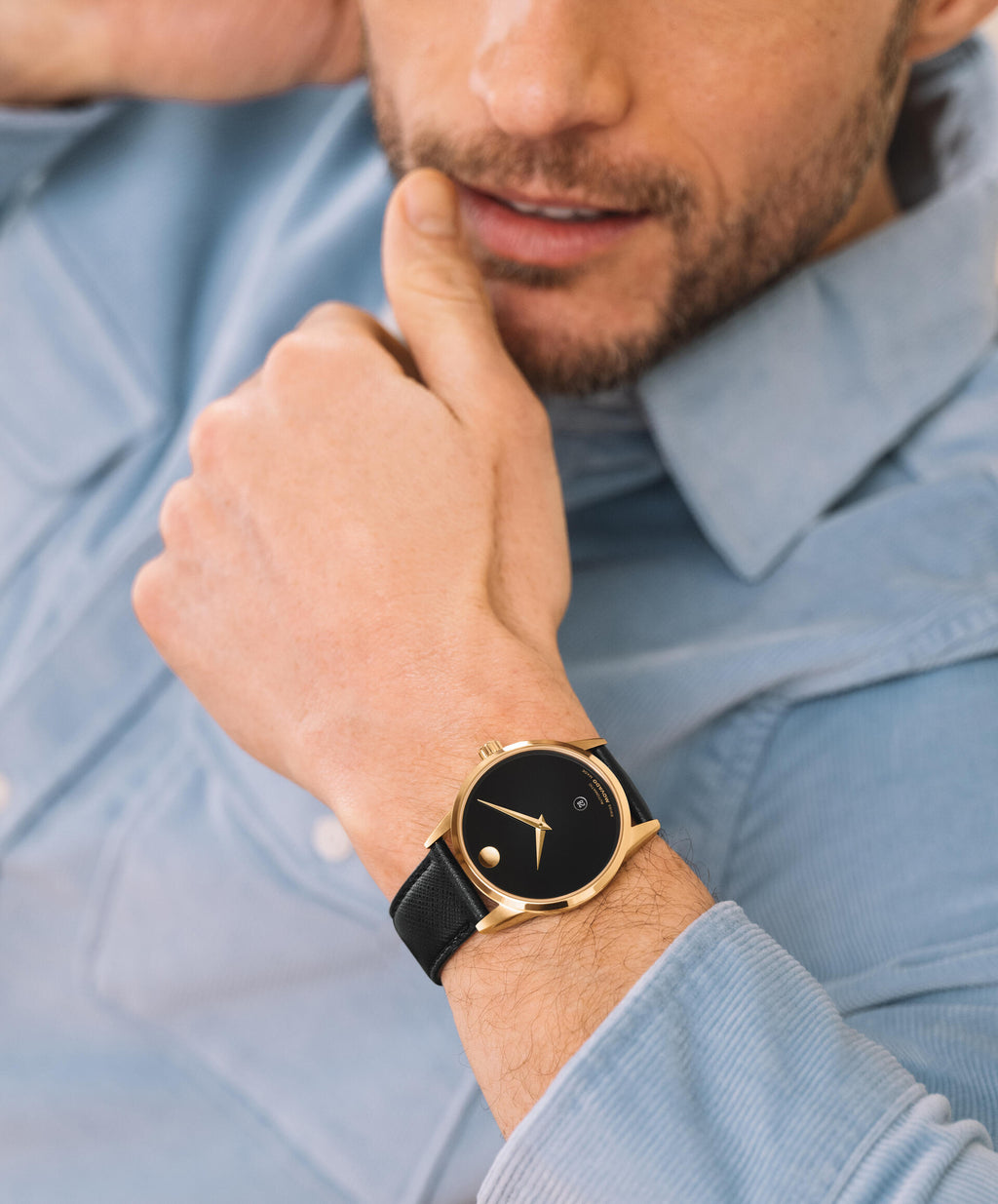 Movado Museum Classic Automatic 40mm 0608025 on wrist