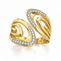 Anillo Pétalos en Oro Amarillo 14K – Talla 8