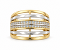 Anillo Fancy en Oro Amarillo 14K – 3.3 g, Talla 7
