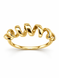 Anillo Muelle en Oro Amarillo 14K – Talla 8